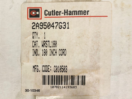 EATON CUTLER HAMMER WRSTL180 2A95047G31 Advantage W200 180 Inch Tripped Reset