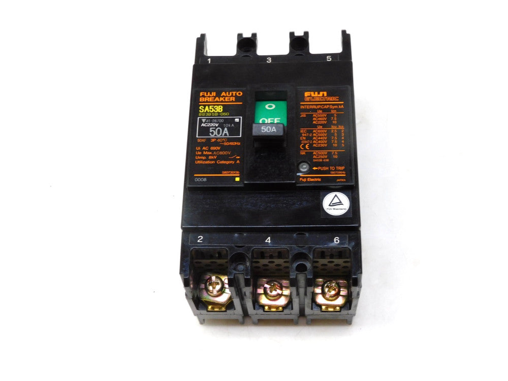 FUJI SA53B BB3BSB-050 AUTO BREAKER 50A
