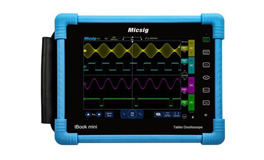 MICSIG TO1104 100MHz 4-Channel Touch Panel Oscilloscope NEW