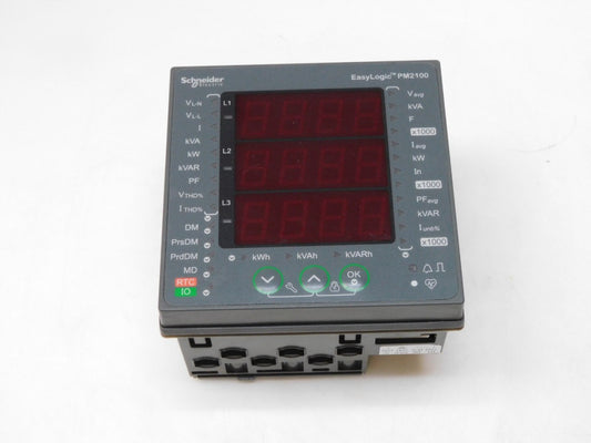 SCHNEIDER ELECTRIC EASYLOGIC PM2100 POWER METER METSEPM2120 FW V01.40