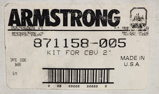 ARMSTRONG 871158-005 Handle Assembly Kit for 2" CBV Circuit Balancing Valve