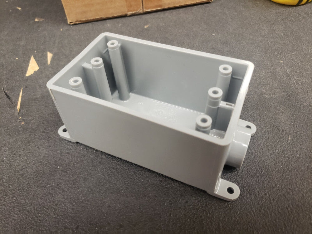 NEW - OPEN BOX, CARLON, E980DFN, FSE Weatherproof Box, 1-Gng, Non-Met. - Lot of2