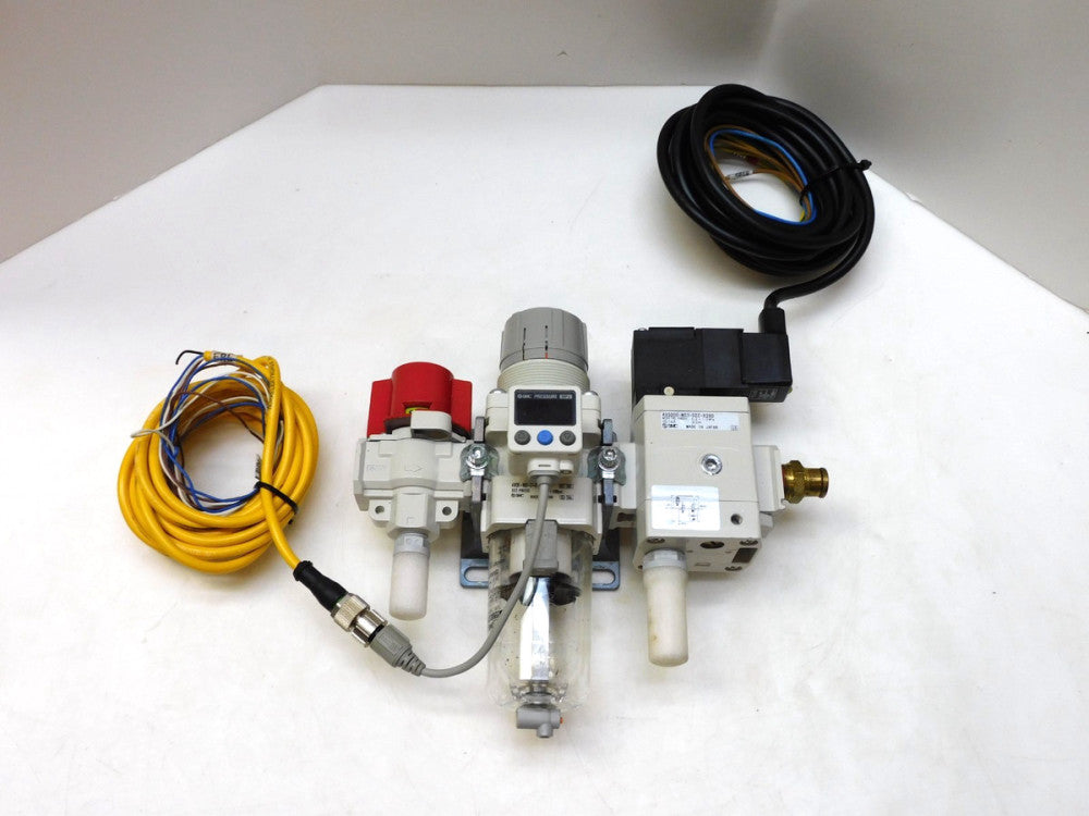 SMC AV3000-N03-5DZ-X260 Air Pressure Assembly NHS30-N03B-Z ISE40A-N01-Y 1/2"NP