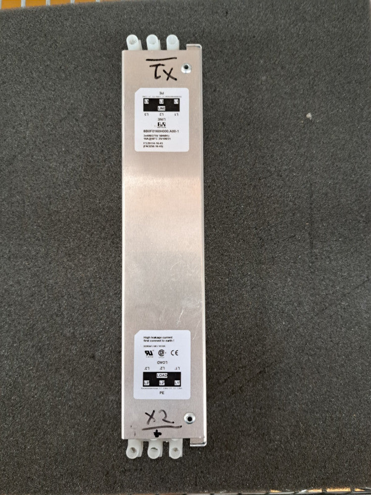 Used, B&R Automation, 8B0F0160H000.A00-1, Line filter, passive, 16 A, 3x 480