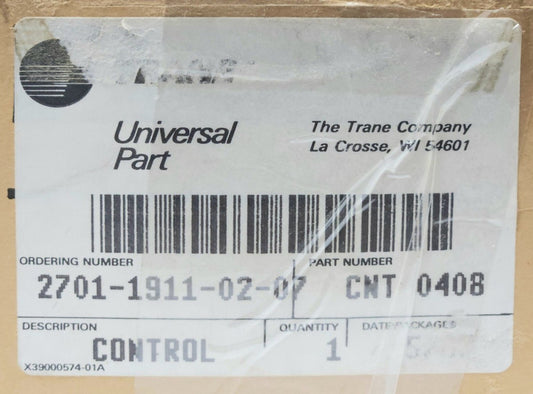 TRANE PENN P45NCA 43 Time Delay Pressure Switch 2701 1911 02 07 CNT 0408 120 Sec