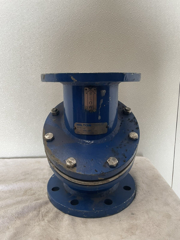 HILTON ANGLE DISK CHECK VALVE (H-900) 900-ST317 5" diameter 
