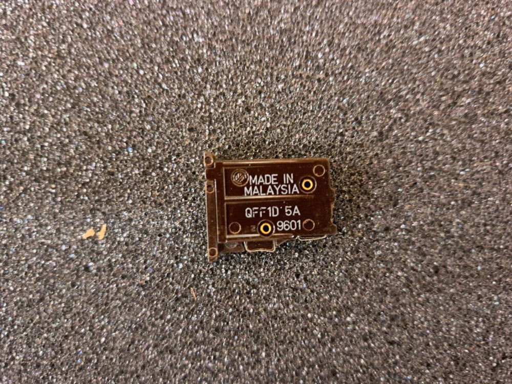 New, Northern Telecom, QFF1D.5A, FUSE ALARM FAST 5A 300VAC/DC BROWN BODY