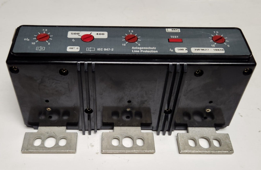 SIEMENS SLT3500TA 3VF9627 1BK40 Type 3VF6 3VF9 TRIP Unit 400-500 AMP