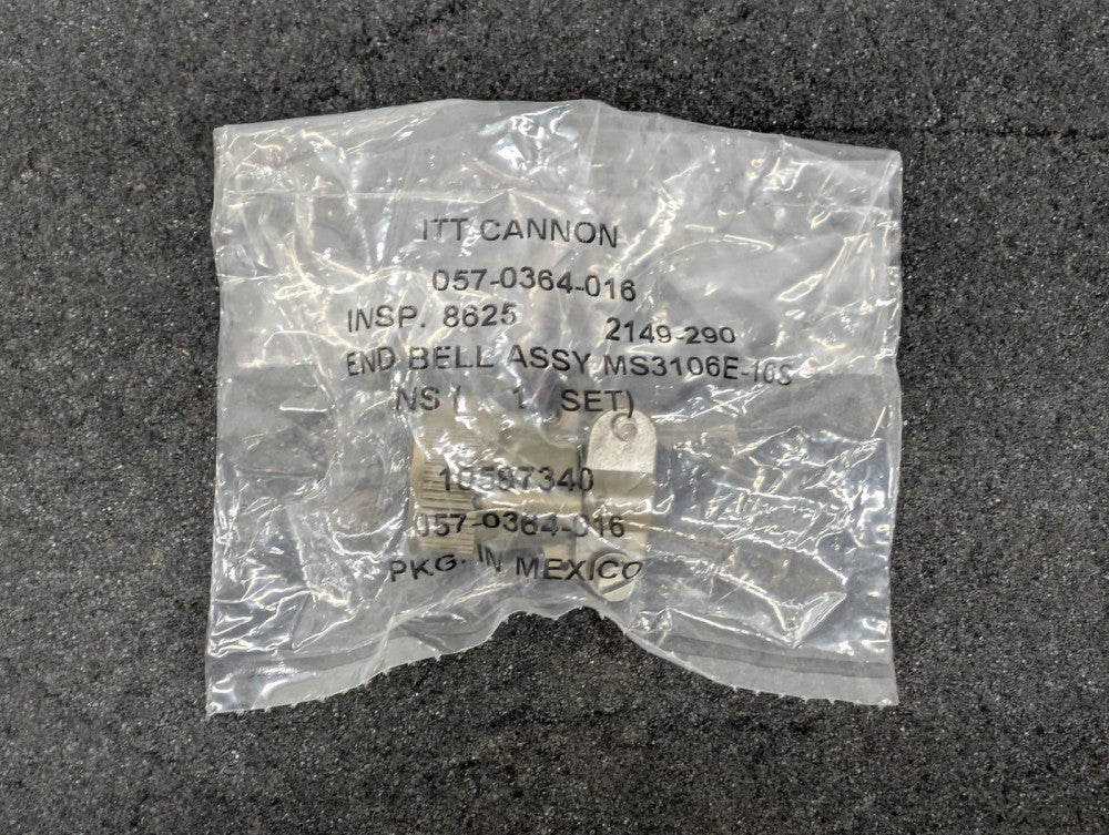 New, ITT Cannon, 057-0364-016, Circular MIL Spec Connector MS3106E SIZE 16S E/B