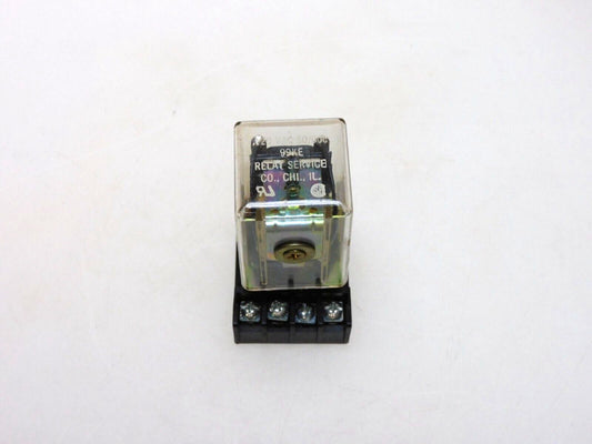 RELAY SERVICES 99KE RELAY 120VAC W/ BASE 0T08-PC 600V 10A