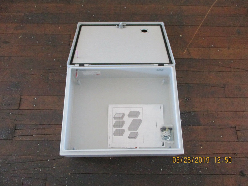 CSD20166 Hoffman BOX STEEL GRAY 20"L X 15.98"W BRAND NEW!