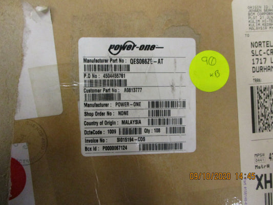 New,  Power One, QES066ZE-AT, 1-OUTPUT 66 W DC-DC REG PWR SUPPLY MODULE