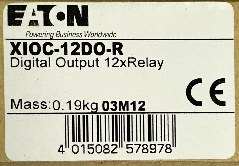 EATON XIOC 12DO R 12X Relay Digital Output Module