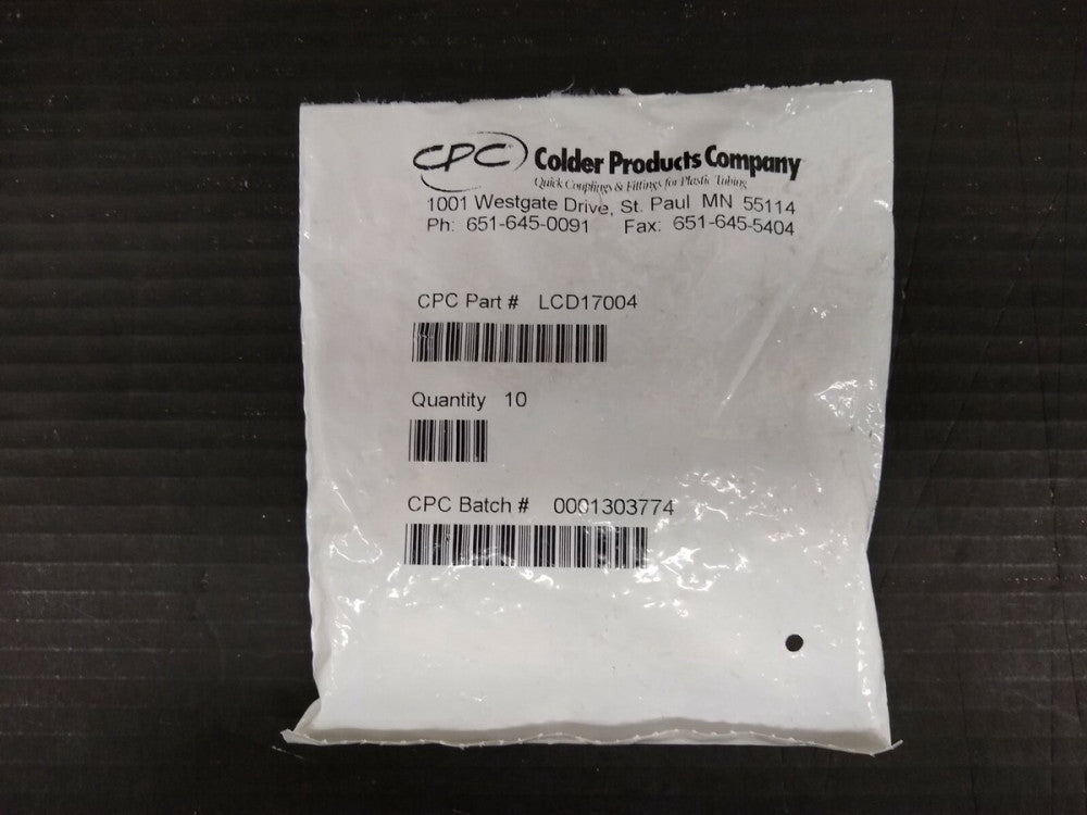 New, Colder Products, LCD17004, In Line Coupling Body Quick Release Disconnect