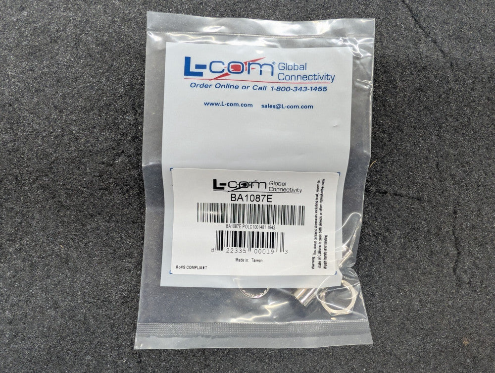 New, L-Com, BA1087E, COAX ADAPT BNC TO BNC - Lot of 9pcs