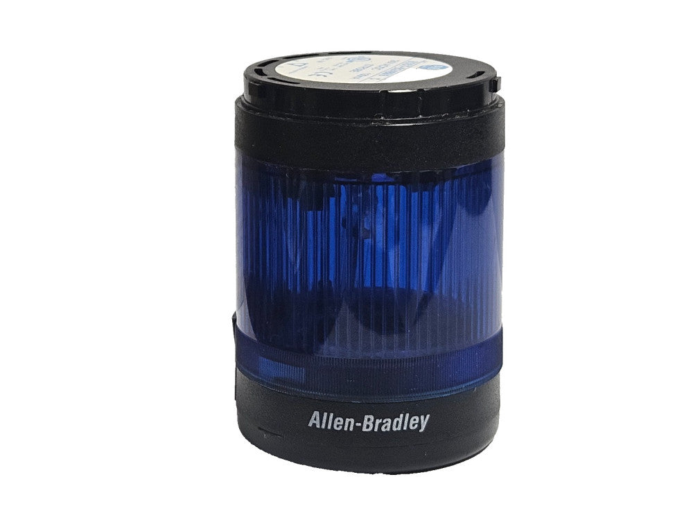 Allen Bradley 855T-B24BR6 Stack Strobe Light Blue Ser C 24V