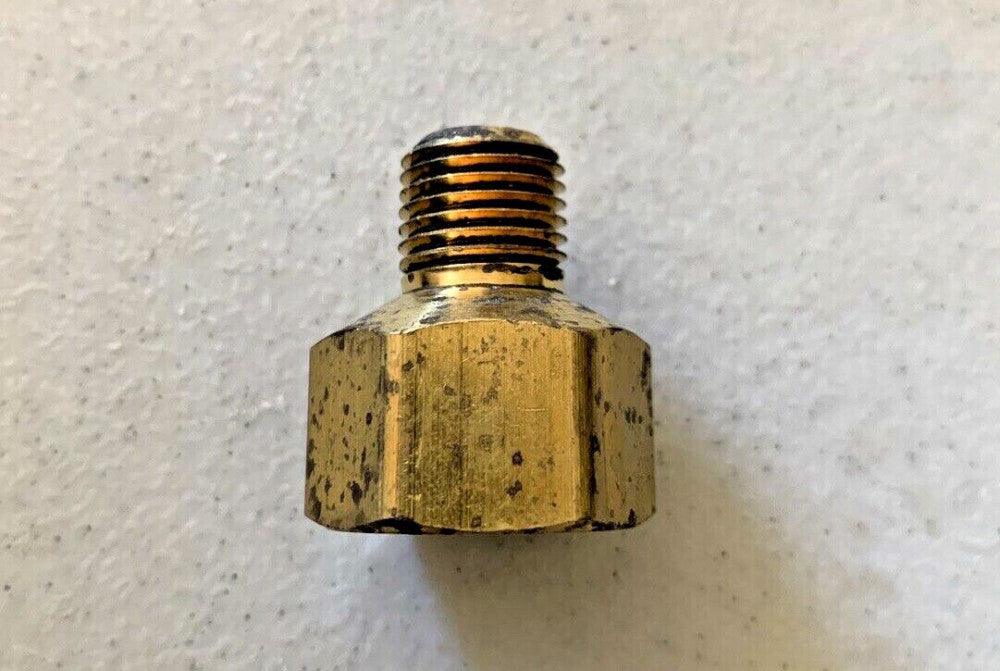 (Lot of 5) 50785K614 Med-Pressure Brass Thread Pipe Fitting 1/2"x1/4" 