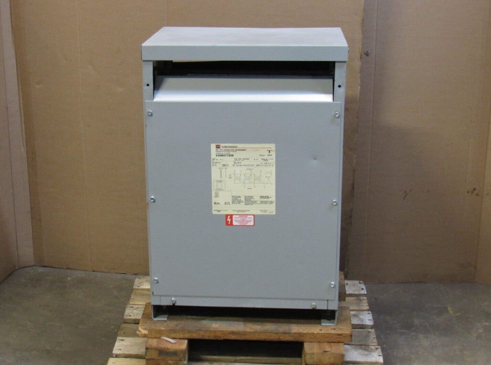 CUTLER HAMMER TRANSFORMER V48M47T30N 30KVA 3PH 480 DELTA V PRi 480Y/277V SEC