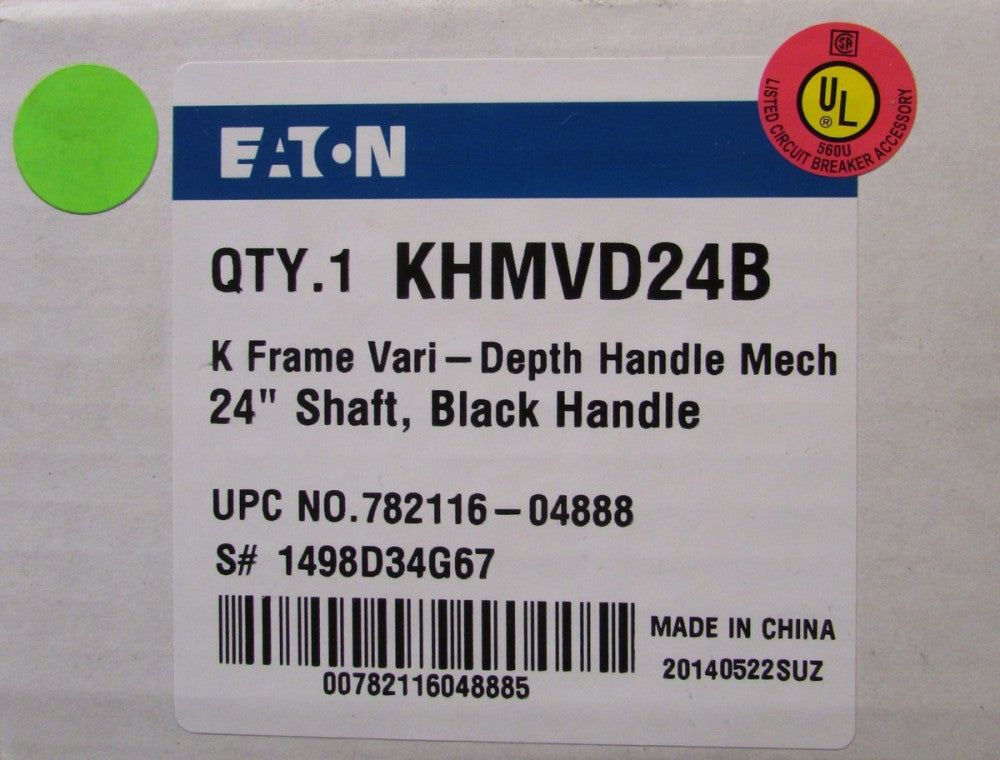 EATON CUTLER HAMMER KHMVD24B K Frame Vari Depth Handle Mechanism 1498D34G67