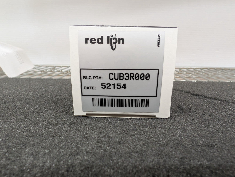 New, Red Lion Controls, CUB3R000, COUNTER LCD 6 CHAR 3V PANEL MT