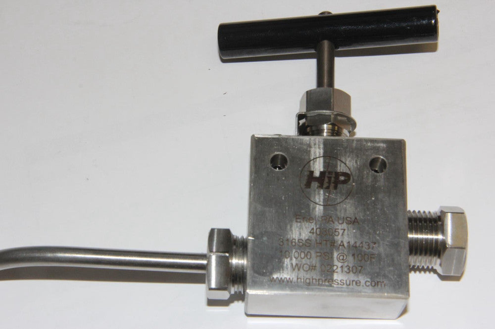 HIP A14437 10,000PSI @ 100F Stainless Steel High Pressure Valve