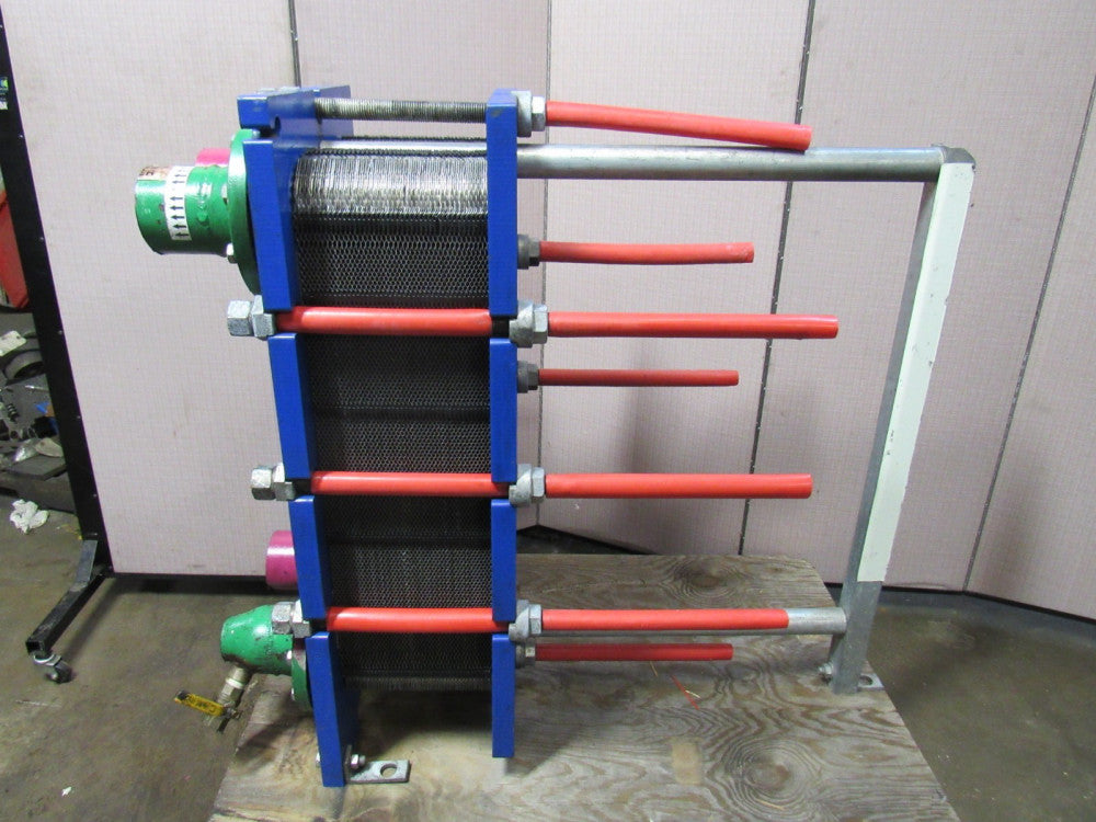 ALFA LAVAL THERMAL PLATE HEAT EXCHANGER M10-BFG 82PLATES 14-1/2"X35" 2012YR