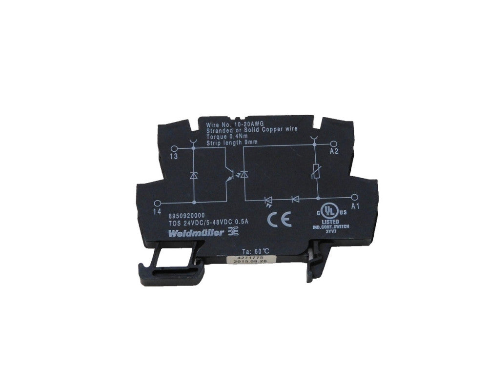 Weidmüller 8950920000 solid state relay 24VDC / 5-48VDC 0.5A