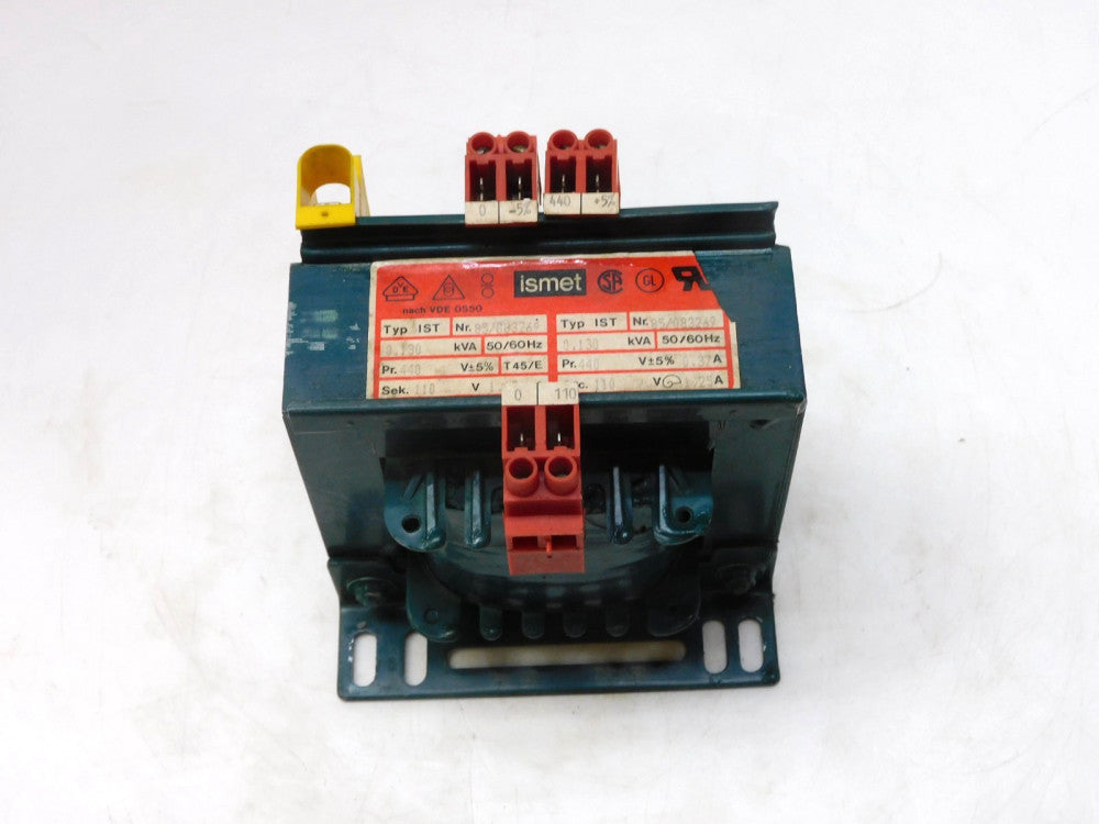 ISMET IST 85/083269 TRANSFORMER 0.130KVA 440V PRI 110V SEC