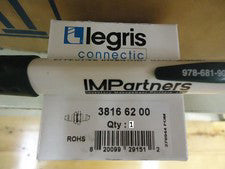 Legris 3816 62 00 1/2" Bulkhead Union. New!
