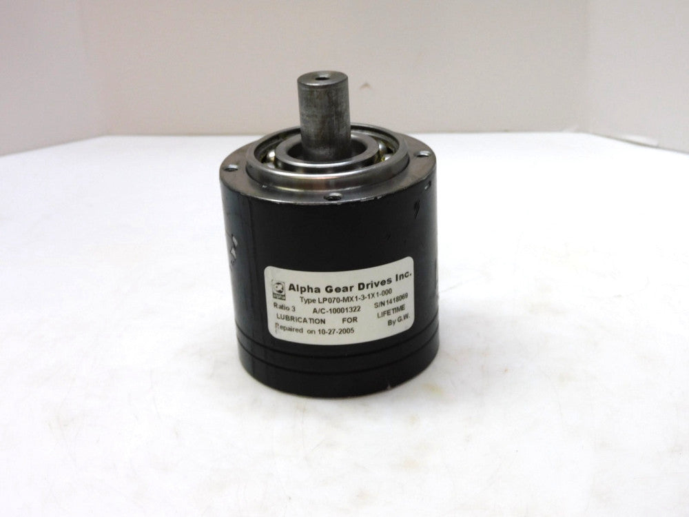 ALPHA GEAR DRIVES LP070-MX1-3-1X1-000 GEAR BOX RATIO 3