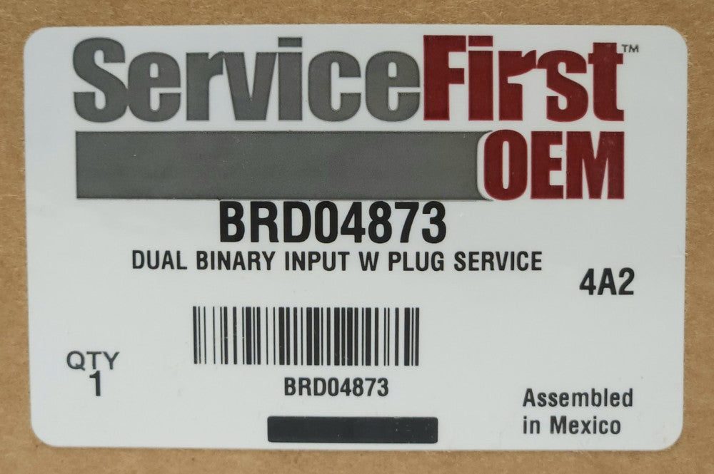 SEALED SERVICE FIRST OEM BRD04873 Dual Binary Input with Plug Service TRANE
