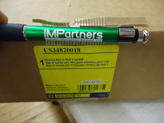 Square D US34820018 3 CONDUTOR 200A 60P MULTI 9 MOUNT BASE. Brand New!