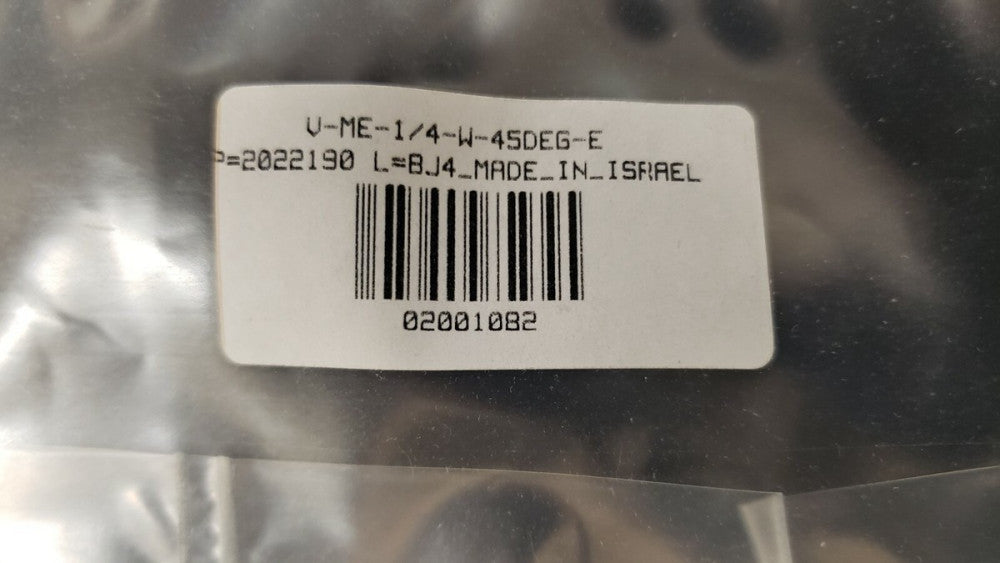 New, Ham-let, V-ME-1/4-W-45DEG-E, Elbow, Mini, Butt Weld, 45, No shoulder