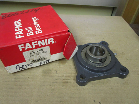 NEW FAFINIR 4 BOLT FLANGE BEARING SCJ 1 1/2 1-1/2" BORE