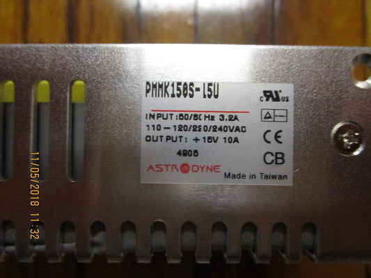 New, Astrodyne, PMMK150S-15-U 150W medical, u-channel module