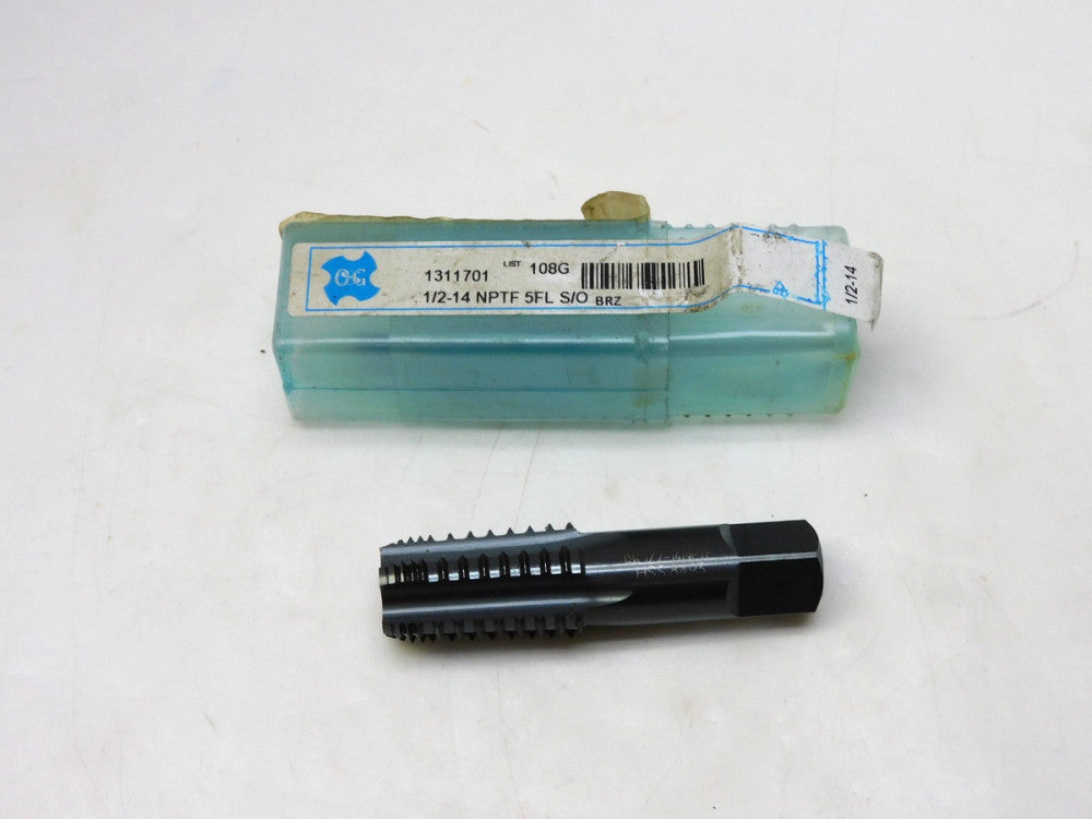 OSG 1/2-14 NPTF 5FLUTE TAPER PIPE TAP 1311701
