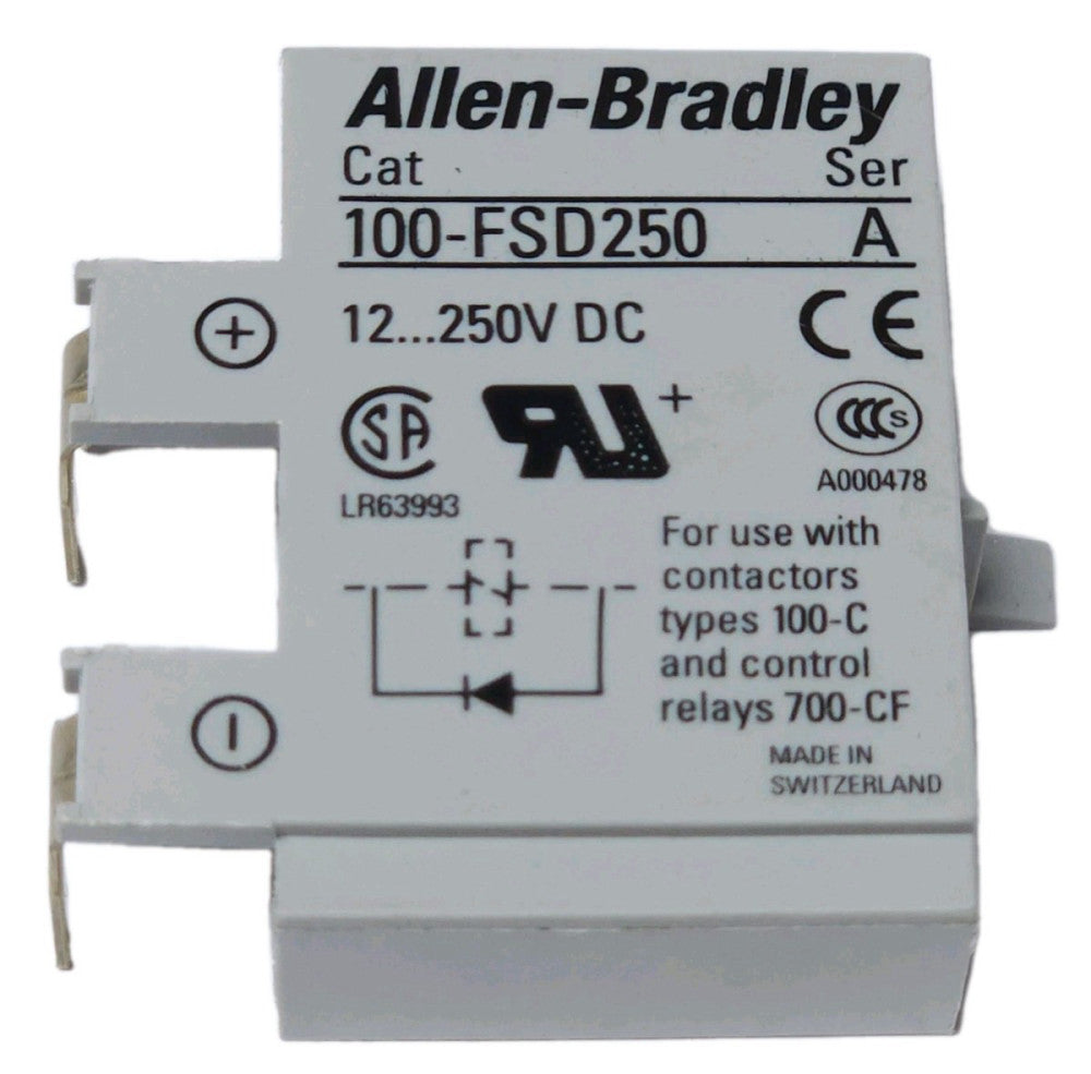 ALLEN BRADLEY 100 FSD250 Surge Suppressor Diode 12-250 VDC