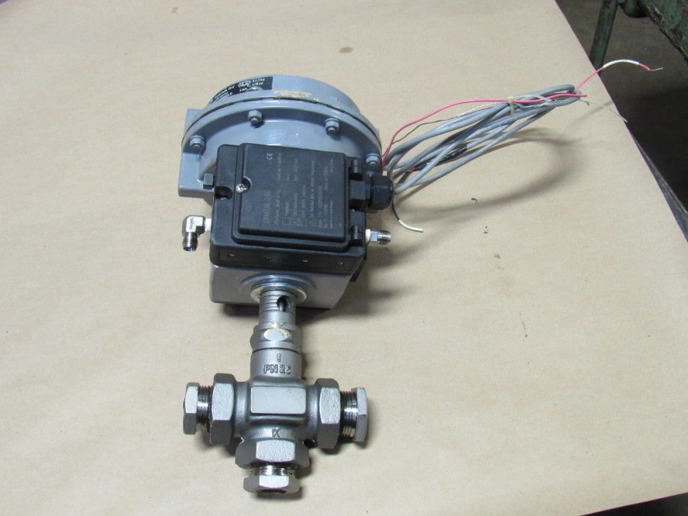SAMSON ACTUATOR CONTROL VALVE 2780 W/ POSITIONER 3760