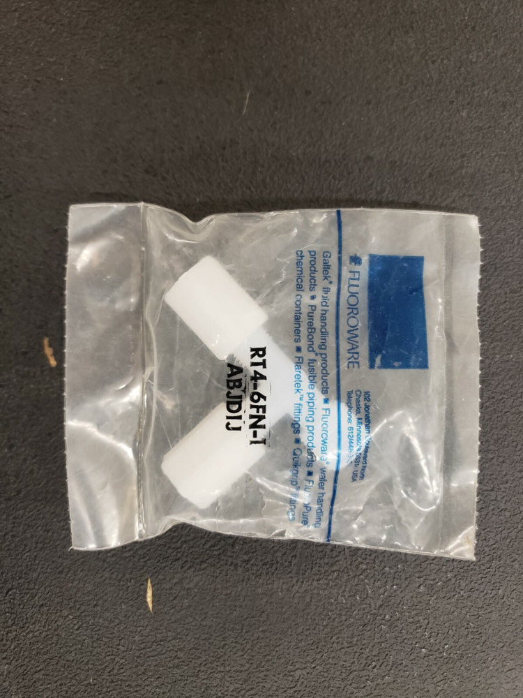 NEW, ENTEGRIS, RT4-6FN-1, T-ADAPTER, 1/4" X 1/4" X 3/8" MNPT RUN, FLA