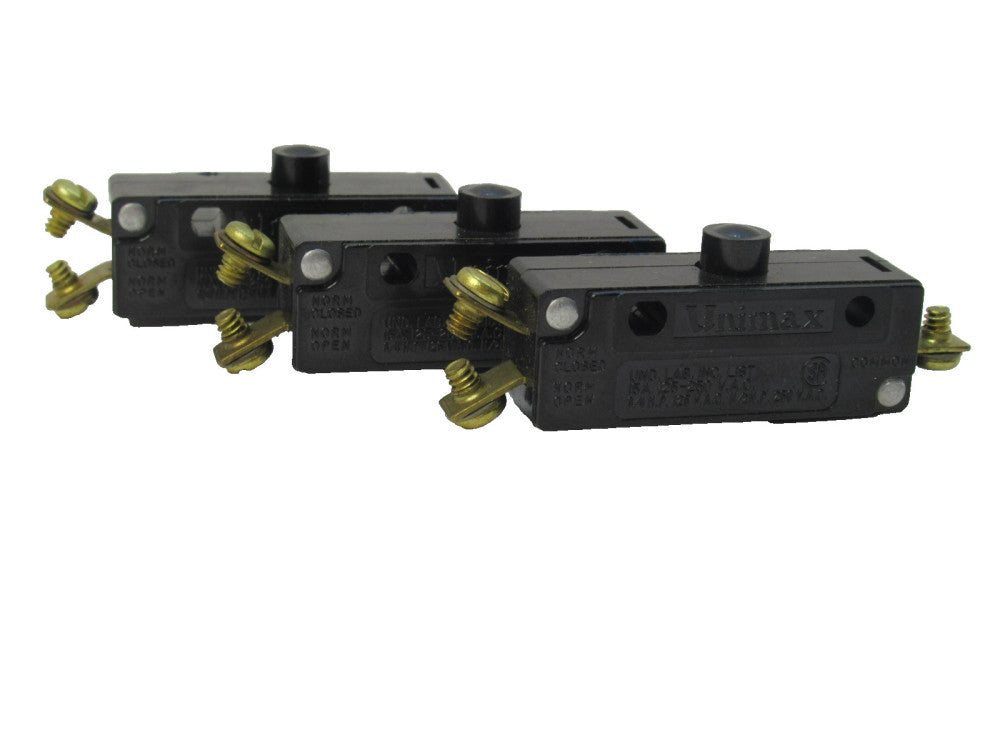 (NEW - Lot of 3) UNIMAX 15A , 125-250Vac Limit Switch