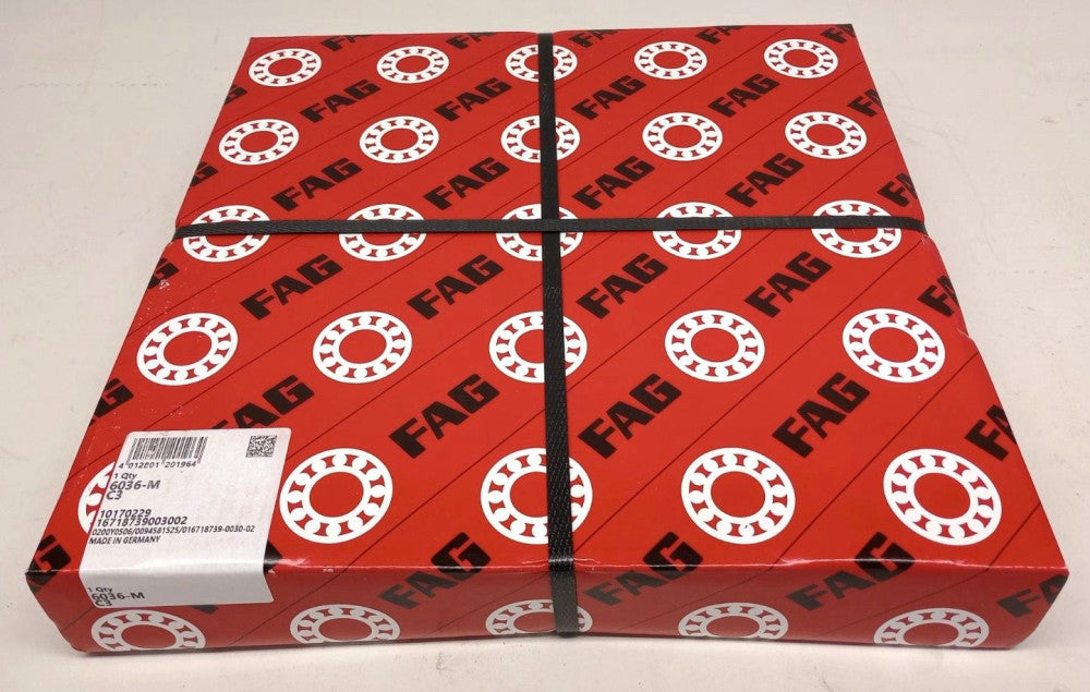Fag 6036-M-C3 Deep Groove Ball Bearing 180mm ID 280mm OD 46mm Width Open
