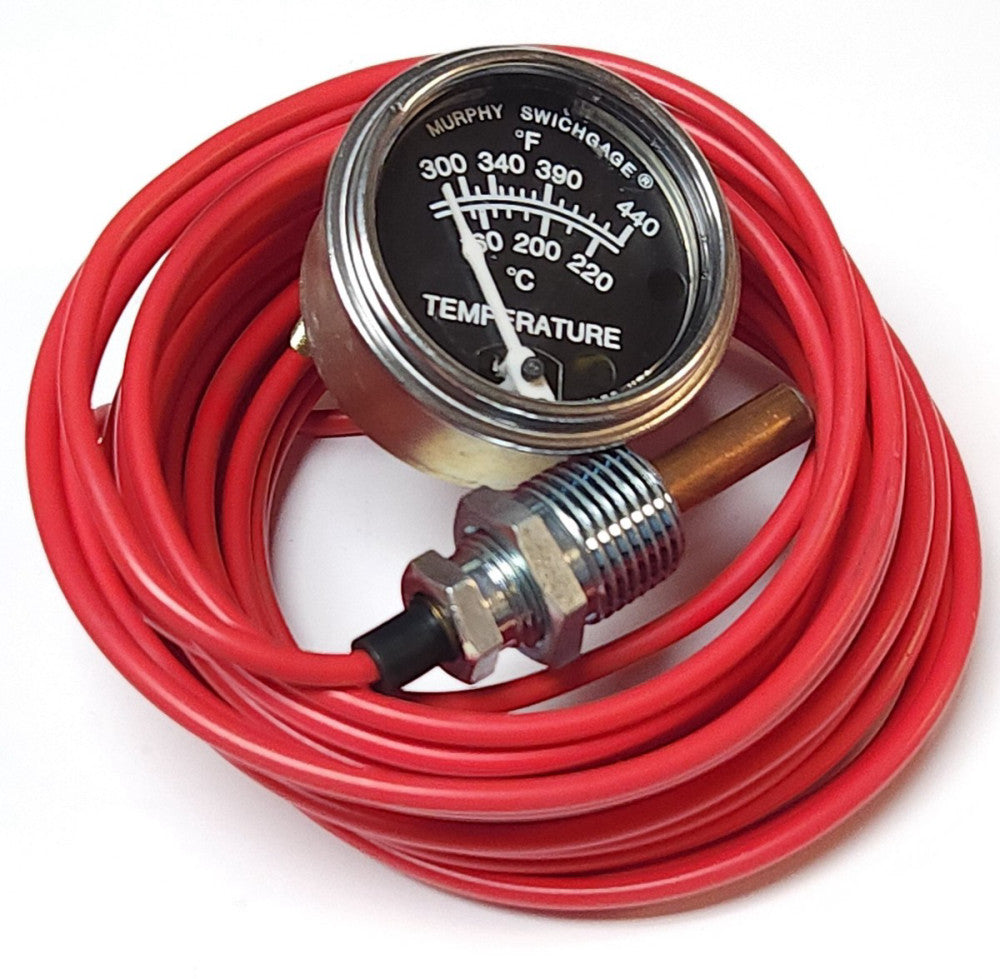 MURPHEY 10707353 208TG 440 20 1/2 Switchgage Temperature Gage 10050766B 300-440°