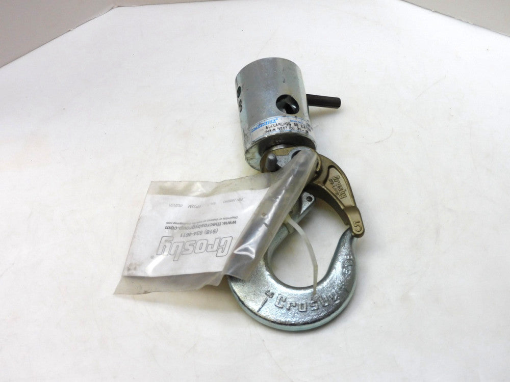 CROSBY 1051442 Bullard 50 Link Chain Hook  2.3 TON .31-.38