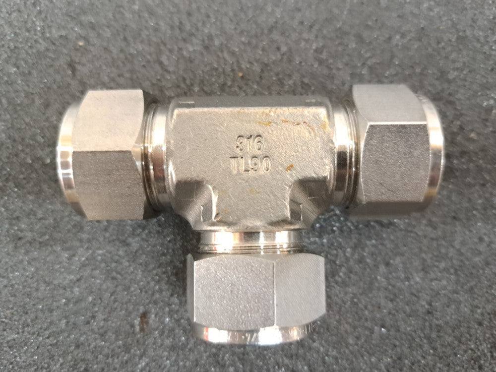New, Parker, 12ET12-316, 3/4  A-LOK 316 SS Union Tee