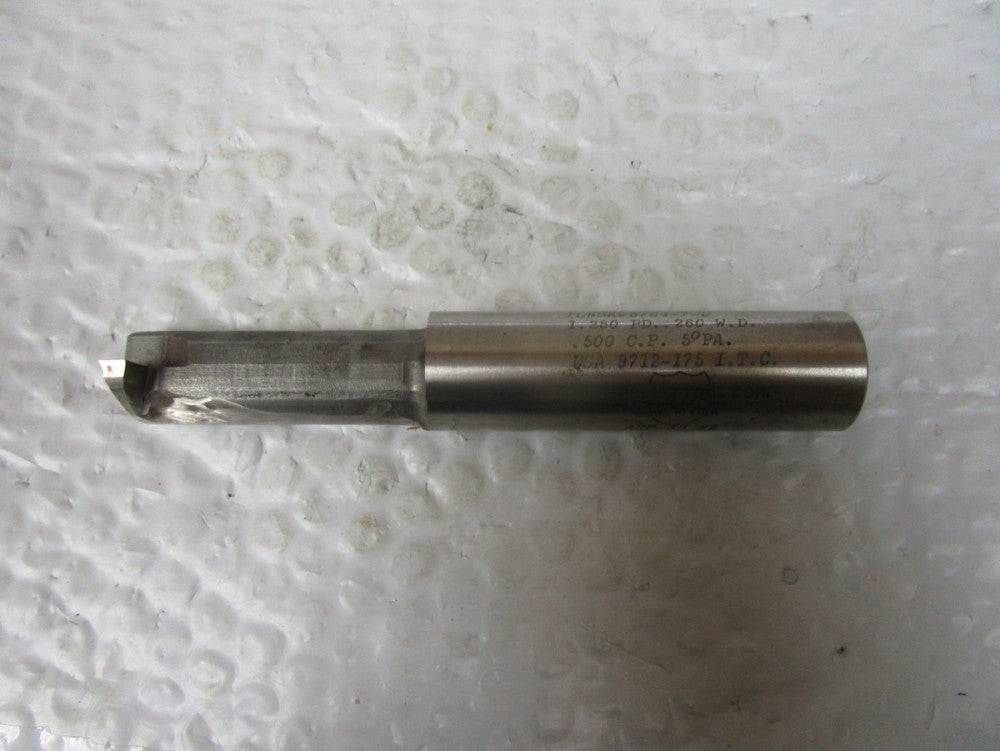 Interstate SK-3704-7-D Boring Tool ASP-30 #4 1.250 PD 260 W.D