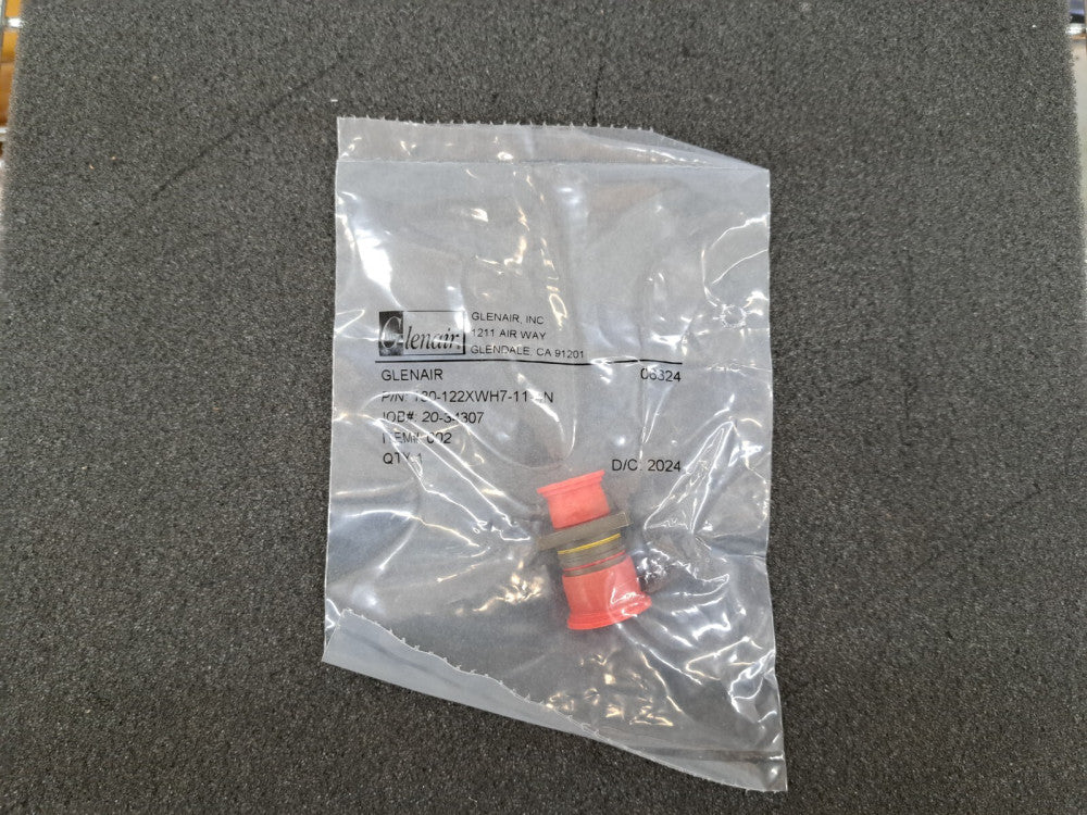 New, Glenair, 180-122XWH7-11-4N, FIBER OPTIC CONNECTORS