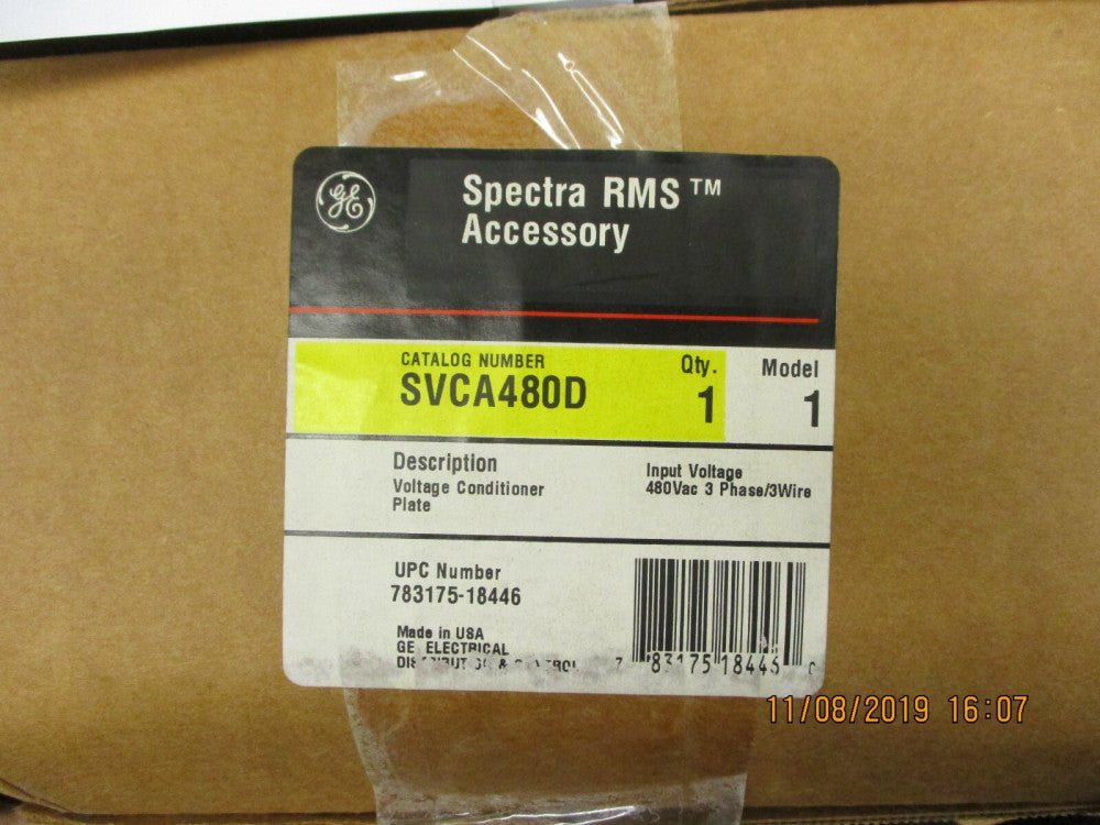General Electric - SVCA480D - SVCA480D VOLTAGE CONDITIONER PLATE - SPECTRA 480V 