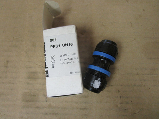 NEW PREVOST FEMALE UNION 1/2" PIPE FITTING PPS1 UN16 16mm 0-16 BAR