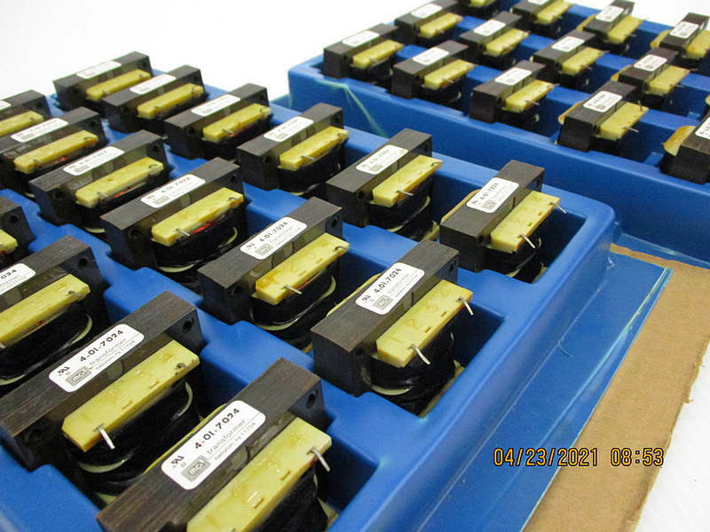 NEW, OPEN BOX, MCI, 4-01-7024, Transformer Pri 115V Sec Dual 12V/1.5A- Lot of 10