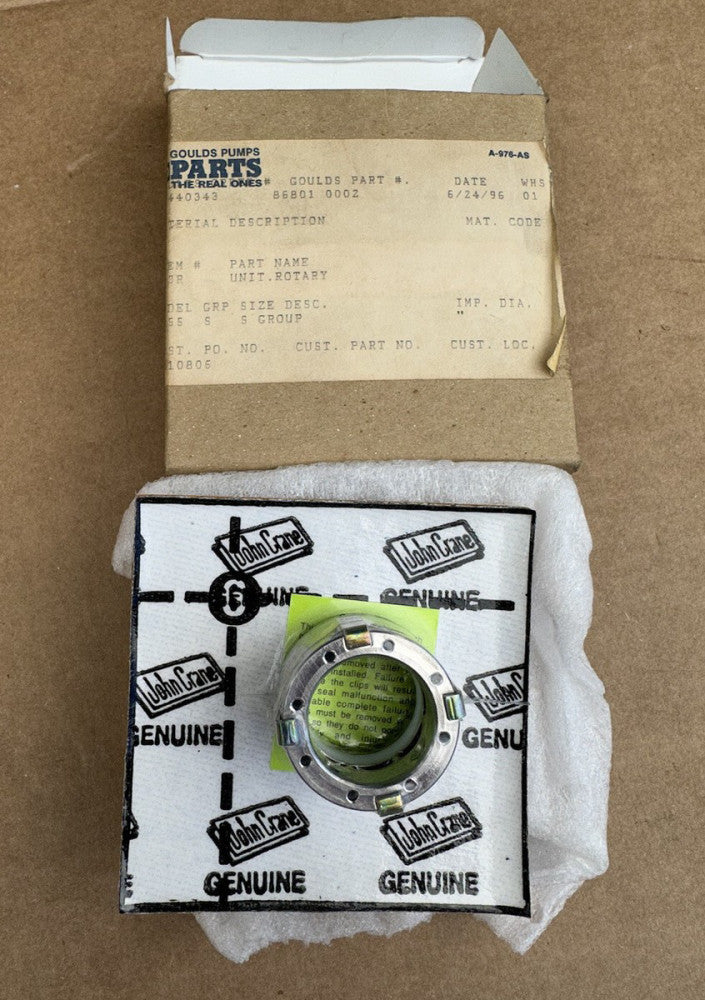 Goulds 86801 0002  Rotary Unit For 3755 S Pump